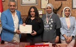 مستشفى الطريق تكرم طلاب الخدمة الاجتماعية بجامعة حلوان