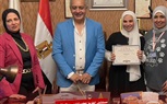 مستشفى الطريق تكرم طلاب الخدمة الاجتماعية بجامعة حلوان
