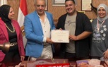 مستشفى الطريق تكرم طلاب الخدمة الاجتماعية بجامعة حلوان