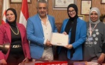 مستشفى الطريق تكرم طلاب الخدمة الاجتماعية بجامعة حلوان