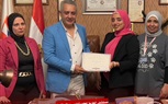 مستشفى الطريق تكرم طلاب الخدمة الاجتماعية بجامعة حلوان