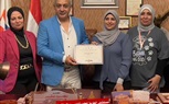 مستشفى الطريق تكرم طلاب الخدمة الاجتماعية بجامعة حلوان