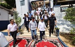 وزير الموارد المائية يتفقد حالة نهر النيل فرع رشيد بدسوق: تدريب السيدات الريفيات للاستفادة من ورد النيل لتصنيع منتجات يدوية