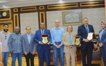 رئيس جامعة دمنهور يستقبل طلاب الدكتوراه الليبيين لتكريمهم ويؤكد دعم الجامعة لتطوير جسور التعاون العلمي بين الدول