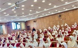 بحضور ما يقرب من 700طالب وطالبة ... رئيس جامعة دمنهور يتفقد سير أعمال دورات التربية العسكرية والوطنية