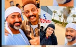 ناصر عبدالحفيظ يلتقي بالفنان شريف المندي بالغردقة