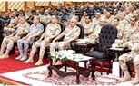الفريق أول عبد المجيد صقر القائد العام للقوات المسلحة وزير الدفاع والإنتاج الحربى يلتقى بعدد من مقاتلى المنطقة الشمالية العسكرية