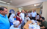 1209 مواطنًا استفادوا من قافلة طبية شاملة بقرية الرغامة لجامعة كفر الشيخ