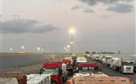 الهلال الأحمر يدفع نحو 155 شاحنة تحمل أكثر من 2400 طن مساعدات إنسانية عاجلة