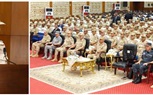 الفريق أول عبد المجيد صقر القائد العام للقوات المسلحة وزير الدفاع والإنتاج الحربى يلتقى بعدد من مقاتلى المنطقة الغربية العسكرية