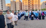 ووكيل تعليم يشهد طابور الصباح والاذاعة المدرسية ومراسم تحية العلم والنشيد الوطنى بمدرسة الابعادية  