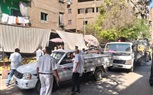 محافظة الجيزة: حملات مكثفة لرفع تعديات المقاهي والمحلات والباعة من الطريق العام بالوراق