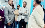 زياره ميدانيه مفاجئة لرئيس مجلس ادارة المؤسسه العلاجية لمستشفي القبطي 