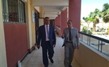 مدير  الإدارة التعليمية يتابع انتظام الدراسة بمدرسة رفاعة الطهطاوي الإعدادية