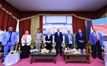 رئيس جامعة كفر الشيخ يشهد حفل استقبال طلاب كلية التربية الجدد وذكرى انتصارات أكتوبر المجيدة
