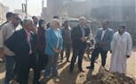 جولة ميدانية لنائب محافظ الجيزة لمتابعة مشروعات الرصف بمدينة الحوامدية
