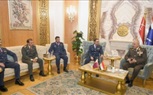 الفريق أحمد خليفة رئيس أركان حرب القوات المسلحة يلتقى رئيس أركان القوات المسلحة القطرية