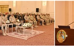 الفريق أول عبد المجيد صقر القائد العام للقوات المسلحة وزير الدفاع والإنتاج الحربى   يلتقى بمقاتلى قوات حرس الحدود ويكرم عدداً من المتميزين
