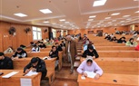رئيس جامعة كفر الشيخ يتفقد أعمال امتحانات الفصل الدراسي الاول بالجامعة الأهلية