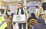 بالصور.. توزيع كراتين مواد غذائية على (600) أسرة بقرى مراكز محافظة بني سويف