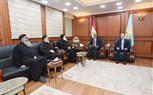 وفد كنسي يهنئ محافظ كفر الشيخ بعيد الفطر المبارك