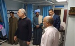 رئيس جامعة أسوان يتفقد مستشفى الباطنة التخصصي للاطمئنان على اوجه الرعاية الطبية للمرضي 