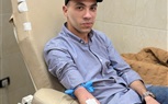 طلاب التربية العسكرية بجامعة كفر الشيخ يواصلون حملة التبرع بالدم بالمستشفى الجامعي 