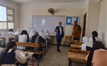 غيث يطمئن على امتحانات النصر بطور سيناء
