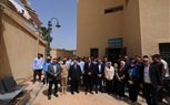 رئيس جامعة كفر الشيخ يتفقد حملة التبرع بالدم لطلاب التربية العسكرية بالمستشفى الجامعي 