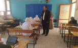 متابعة ميدانية لانضباط امتحانات الثانوي بمدرسة الزهور بطور سيناء