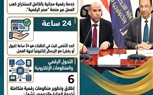 انفوجراف :حصاد 100 يوم من 