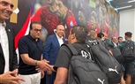 بالصور... وزراء الطيران المدني والشباب والرياضة والصحة والسكان يستقبلون بعثة المنتخب الوطني الأول لكرة القدم بمطار العلمين الدولي 