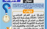 وزارة التعليم تجيب عن أبرز التساؤلات حول نظام البكالوريا المصرية وامتحانات الثانوية العامة