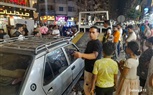 ضبط المخالفين لتعليمات التواجد بالسيارات وقرار إغلاق شارع خالد بن الوليد أمام الحركة المرورية