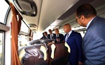وزير النقل يدشن 20 أتوبيسًا جديدًا مكيفًا من إنتاج شركة النصر للسيارات إلى شركة الاتحاد العربي للنقل البري (السوبرجيت)