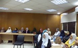 اجتماع إدارة تنمية الأسرة بالجيزة مع مؤسسة باثفايندر بمركز تدريب صحة المرأة بالجيزة