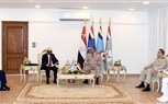 على هامش معرض العلمين الدولي للطيران والفضاء.. وزير الدفاع ورئيس الأركان يلتقيان عددًا من قادة الوفود العسكرية
