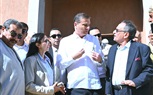 محافظ البحيرة ووزير الزراعة يتفقدان الحقل الإرشادي والقافلة البيطرية ومجمع الخدمات الزراعية والبيطرية بأبو المطامير