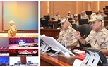 الفريق أشرف سالم زاهر يشهد تنفيذ المرحلة الرئيسية لمشروع مراكز القيادة الإستراتيجي بالجيش الثالث الميداني عبر «الفيديو كونفرانس».