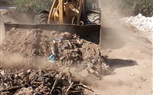 رفع نواتج تطهير الترع والمصارف بطريق الموازى لترعة النواميس بالبداري