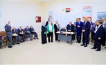 وزيرا الصحة والتعليم والرئيس التنفيذي لمجموعة كيوتو إيكويكان التعليمية اليابانية يتفقدون مدرسة ومعهد التمريض بمستشفى معهد ناصر
