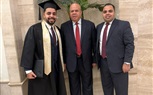 المهندس عماد النجار والعائلة يهنئون الدكتور سمير الحناوي وحرمه بتخرج نجلهما من كلية الصيدلة