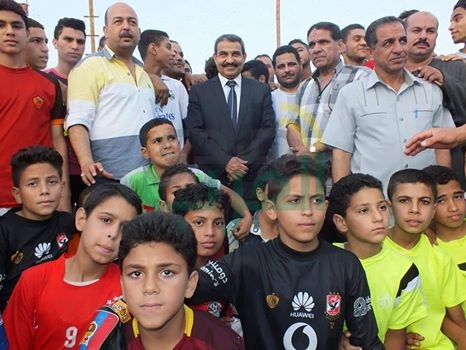 بالصور.. سكرتير عام كفر الشيخ علي مائدة إفطار قرية "أبو مصطفي" بالرياض