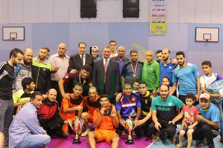بالصور.. محافظ كفر الشيخ يشهد نهائي الدورة الرمضانية لكرة القدم