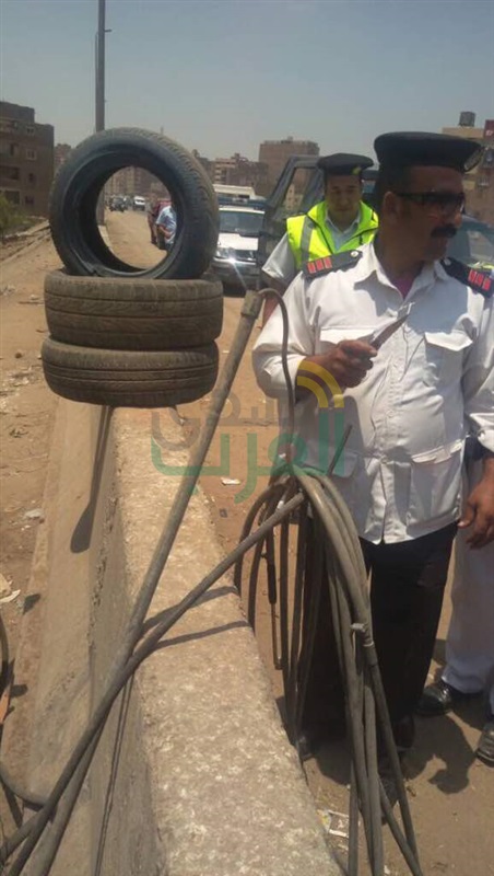بالصور.. حملة مكبرة لضبط الخارجين عن قواعد المرور أعلى الدائري