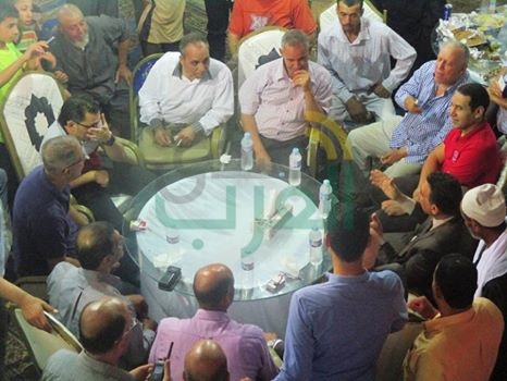 بالصور.. سكرتير عام مساعد كفر الشيخ يشارك أهالي قرية "حاذق" ببيلا إفطارهم الجماعي