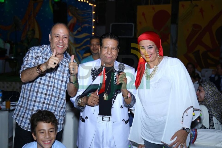 بالصور..شعبان عبد الرحيم و حواء يشعلون خيمه ليالي الحلميه بحضور نجوم المجتمع والمشاهير