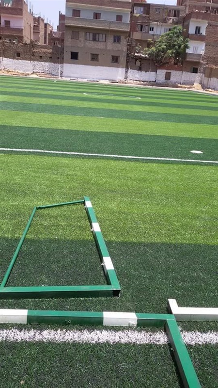 بالصور.. تجهيز ساحة مركز شباب "ميت عاصم"لصلاة عيد الفطر المبارك