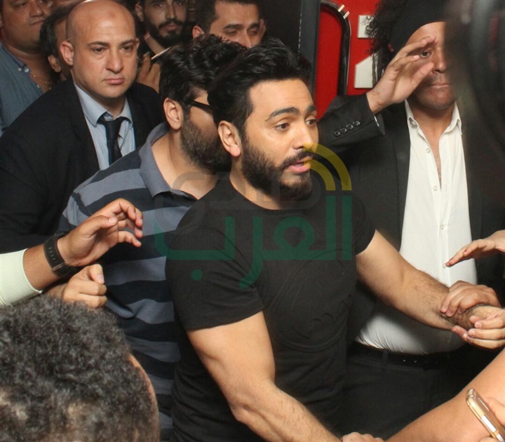 بالصور.. تامر حسني يحتفل بعرض "تصبح علي خير" وسط جمهوره بالصور.. تامر حسني يحتفل بعرض "تصبح علي خير" وسط جمهوره