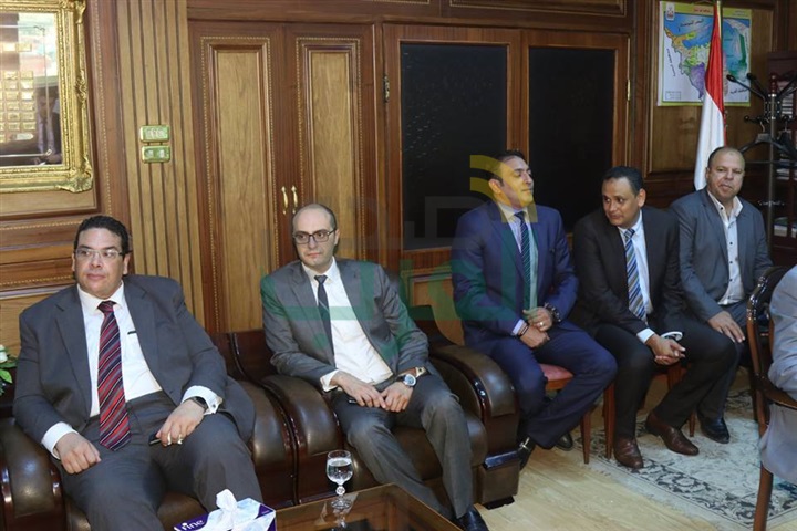 بالصور.. محافظ كفر الشيخ يستقبل وزير الاتصالات
